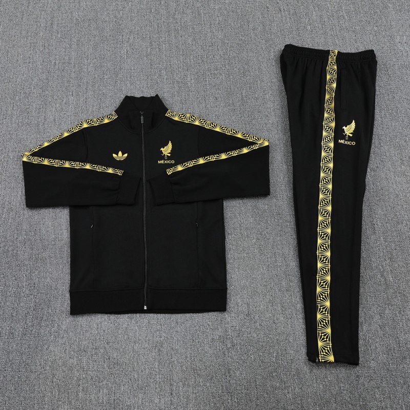 2025 Adidas Black Full Hoodie Zipper Jacket +Long Pants