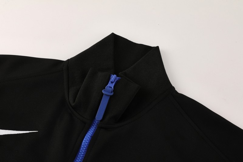 25/26 Chelsea Black/Blue Full Zipper Jacket +Long Pants