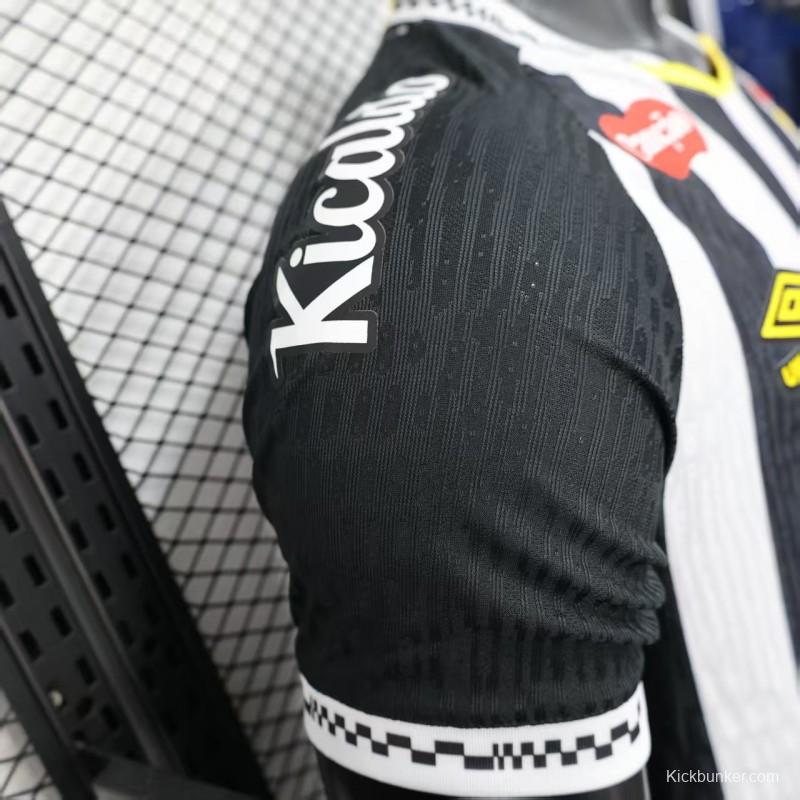 Player Version 25/26 Santos Away Jersey With Full Sponsors