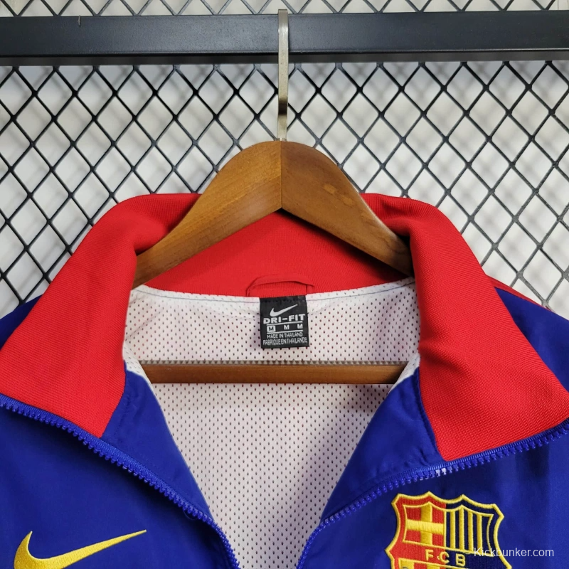 25/26 Barcelona Jacket Blue Windbreaker