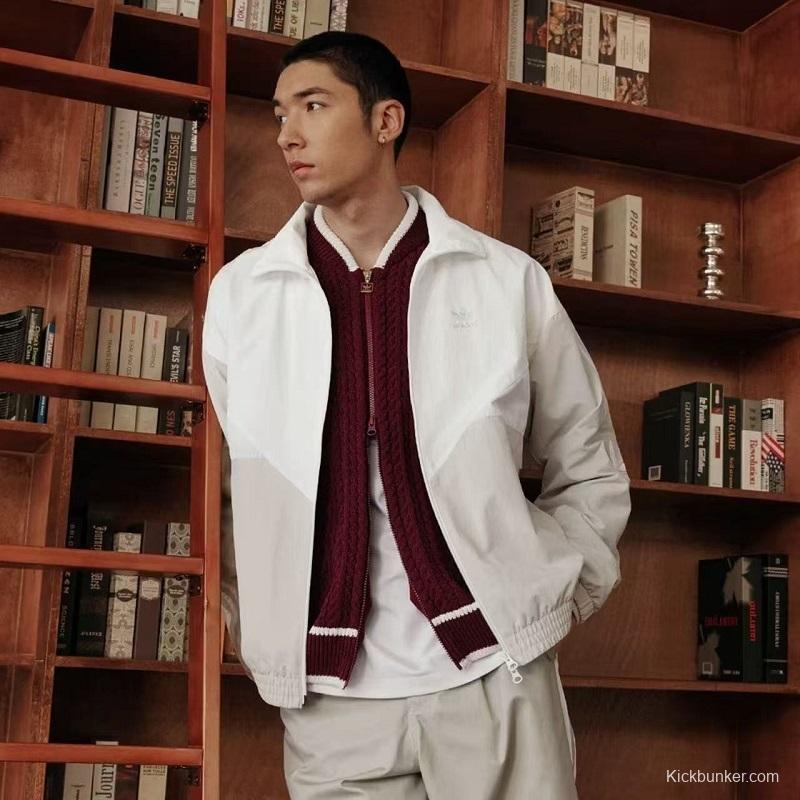 2025 Adidas Black/White Windbreaker