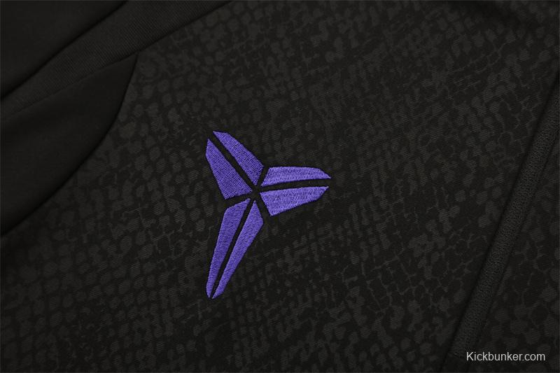 25/26 Barcelona Black Joint Edition Half Zipper Jacket+Long Pants