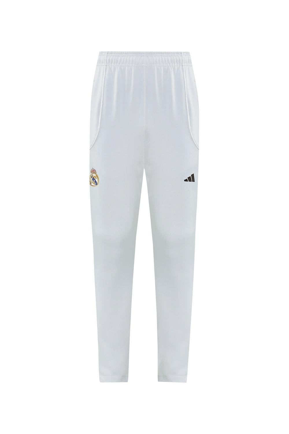 25/26 Real Madrid Grey Full Zipper Jacket + Long Pants
