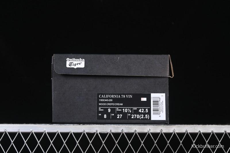 Onitsuka Tiger EDR 78 Comfortable Versatile Slip-Resistant Low-Top Running Shoes - 1183C443-200