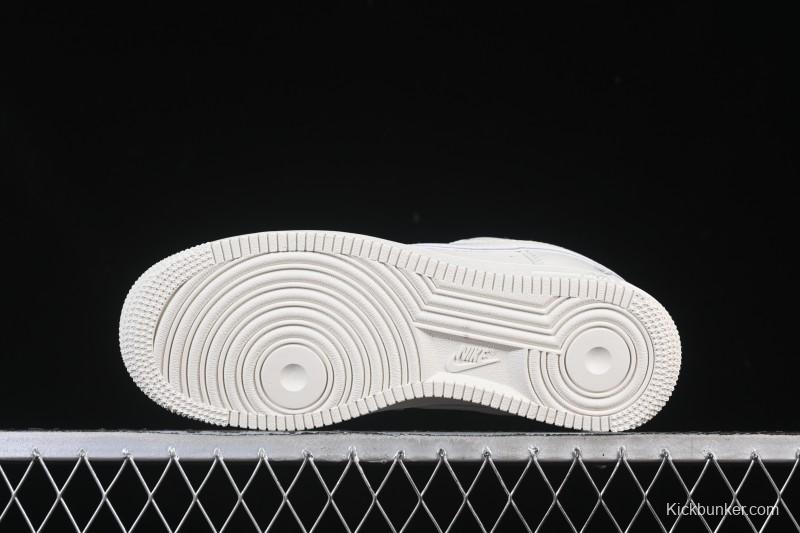 Nike Air Force 1 '07 Low Stussy Collaboration Beige Low-Top Casual Sneakers - CS5288-034