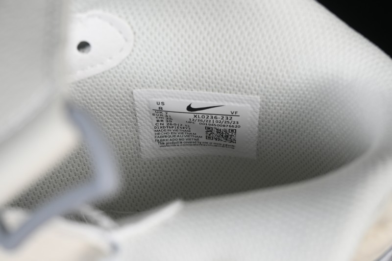 Nike Air Force 1 Mid Light Gray Two-Tone Sole All-Star Starry Sky Mid-Top Casual Skate Shoes - XL0236-232