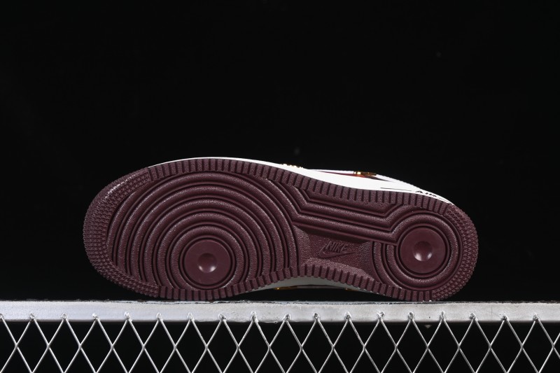 Nike Air Force 1'07 Low Casual Sneakers with Full-Length Air Cushion - IR0485-611