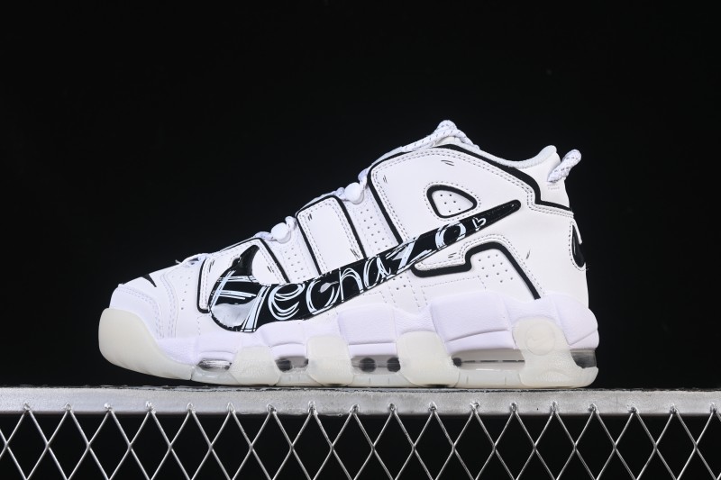 Nike Air More Uptempo Retro High-Top Basketball Shoes - DQ5014-100
