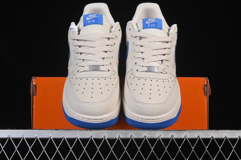 Nike Air Force 1 '07 Low LV Collaboration Mesh Panel Light Blue Low-Top Casual Sneakers - QW5836-025