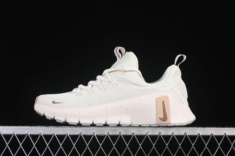 Nike Free Metcon 6 Cross-Training Shoes with Breathable Mesh and Cushioned Sole - FJ7126-100