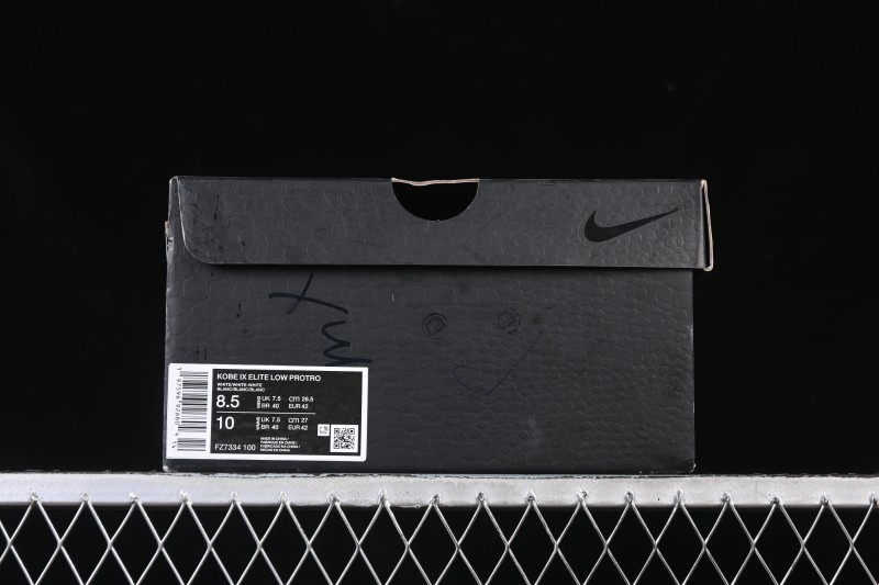 Nike Kobe 9 Elite Low XDR Performance Basketball Shoes - FZ7334-100