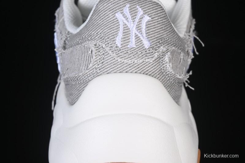 Adidas NY MLB Bigball Chunky Vintage Cursive Height-Increasing Platform Sneakers - 3ASHVT25N50GRL