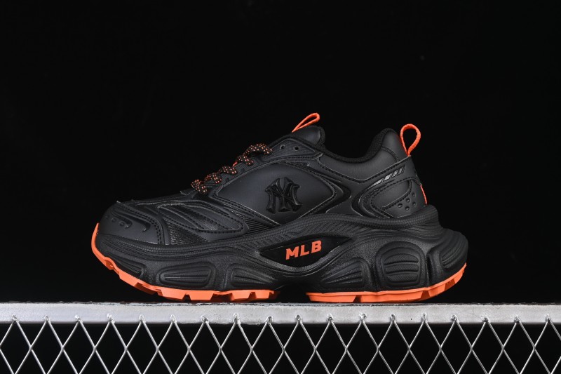 New York MLB Chunky Winner A High-Top Casual Running Shoes with Elevated Sole - 3ASHW005N50ORD