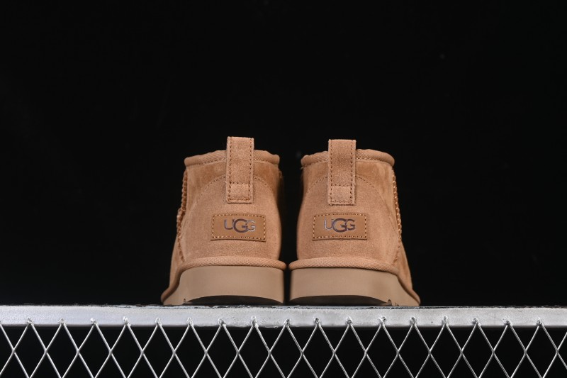 UGG Classic Ultra Mini Chelsea Boots with Sheepskin Lining - 1116109