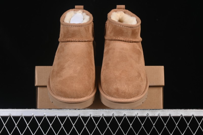 UGG Classic Ultra Mini Chelsea Boots with Sheepskin Lining - 1116109