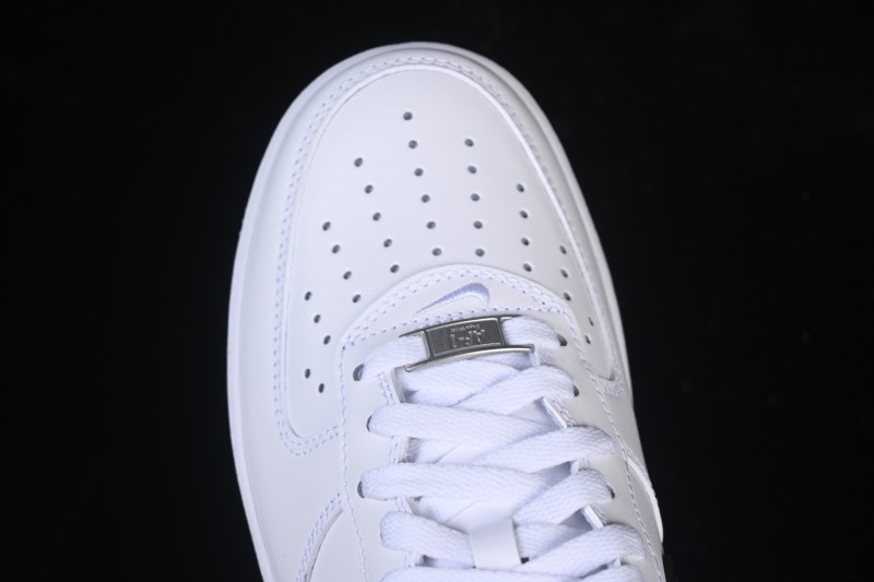 Nike Air Force 1 '07 Low Supreme Collaboration Casual Sneakers with Full-Length Air Cushion - CU9225-102