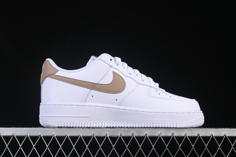 Nike Air Force 1 '07 Low Basketball Shoes with Classic Leather Upper and Air-Sole Cushioning - FJ4146-120