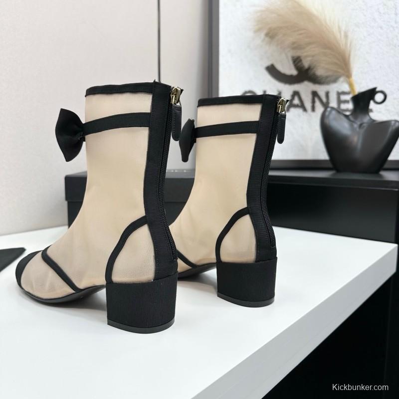 Chanel Classic Bow Ankle Boots - LY00