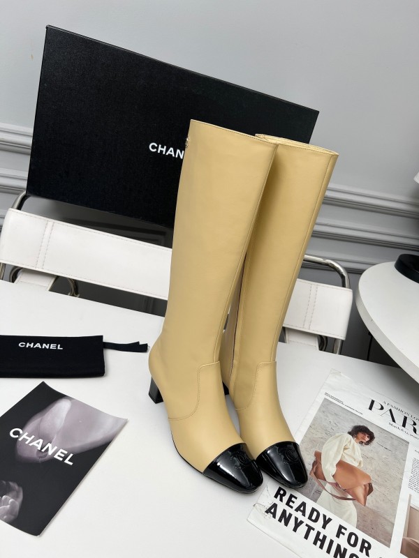 Chanel 2025/SS Double C High Heel Fashion Boots - LY00370/LY00400