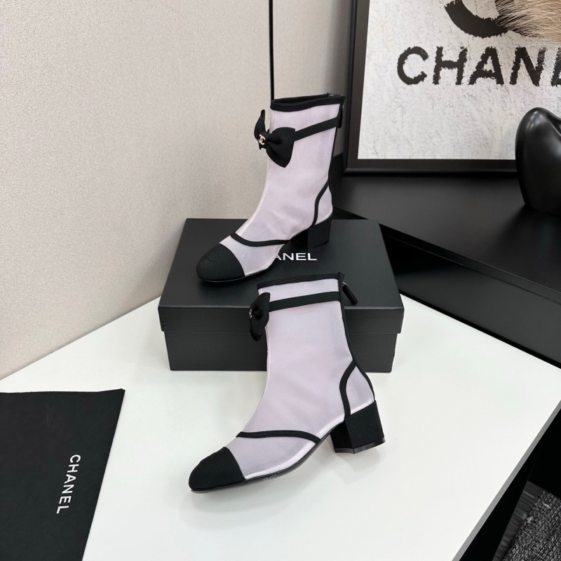 Chanel Classic Bow Ankle Boots - LY00