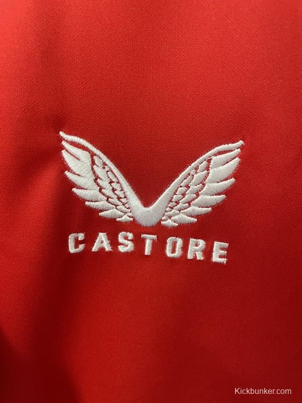 2026 England Red with Geometric Stripe Pattern Jersey