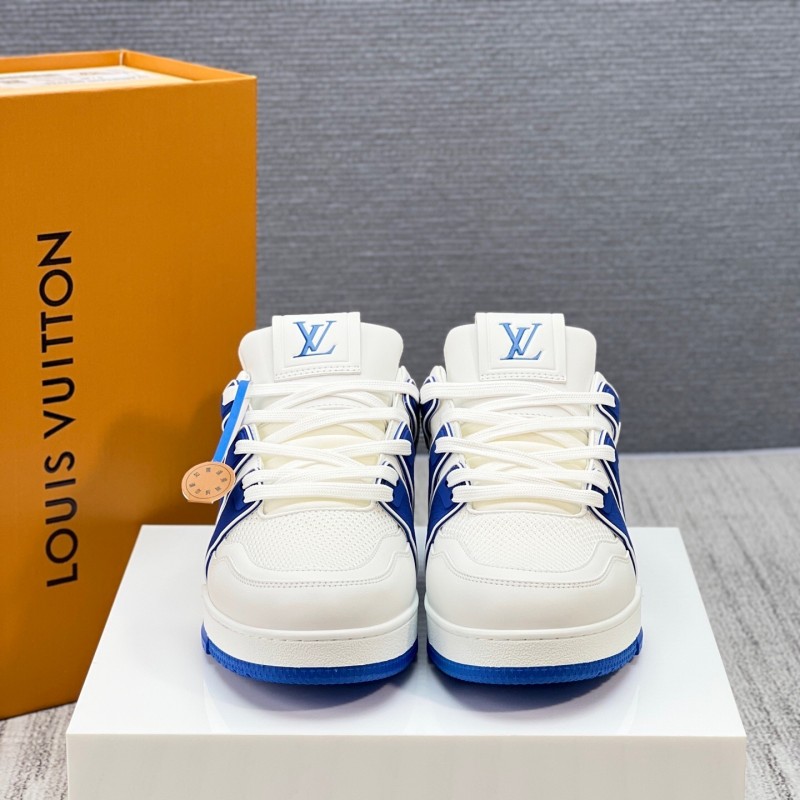 Louis Vuitton Trainer Sneaker Low 2025 SS New Colorway Unisex Casual Sports Basketball Shoes - LY00400