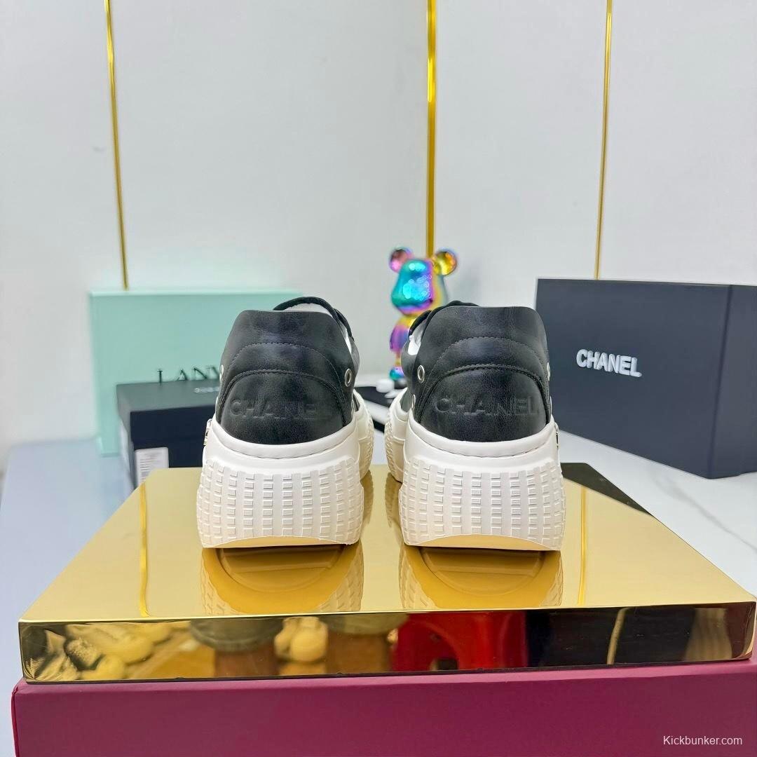 Chanel 2025 SS Panda Loafers Casual Sports Shoes - LY00330