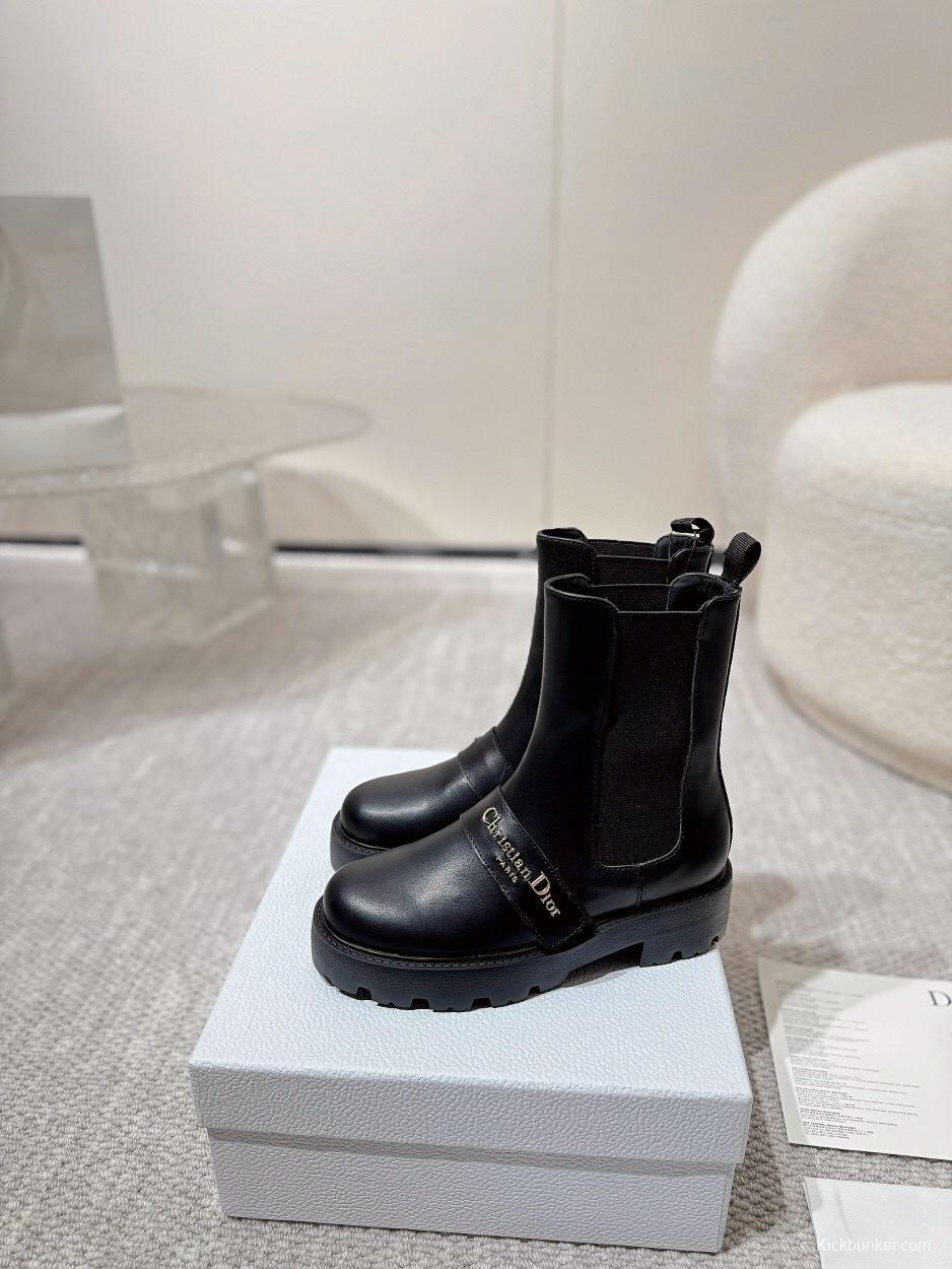 DIOR CHRONO Slip-On Motorcycle Boots - LY00340