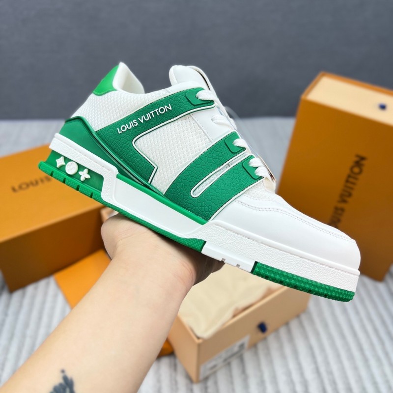 Louis Vuitton Trainer Sneaker Low 2025 SS New Colorway Unisex Casual Basketball Shoes - LY00400