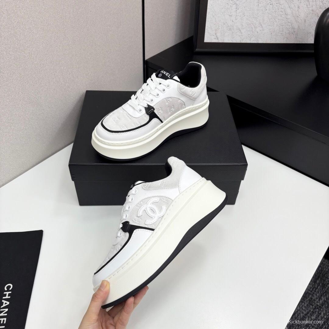 Chanel 2025 SS Panda Casual Sneakers - LY00340