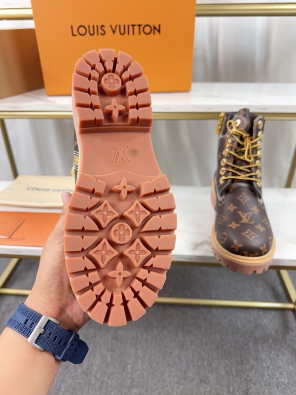 Timberland 6-Inch Monogram Ankle Boots Water-Resistant Suede Collaboration Edition - LY00380