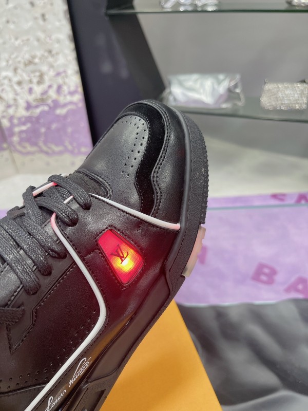 LV Trainer Maxi Sneakers with Multi-Color LED Charging Cable - AS00760