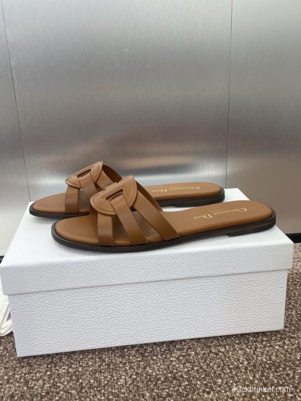 Dior D-Club Jelly Color Hollow Layered Cross Strap Women Sandals - KFY00280