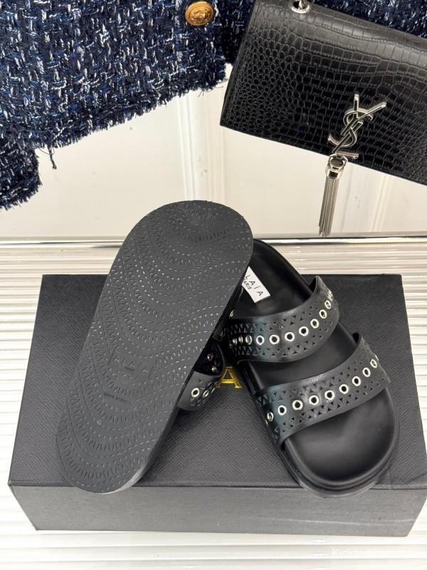 Alaia Spring Summer 2025 Hollow-Out Casual Sandals - KFY00260