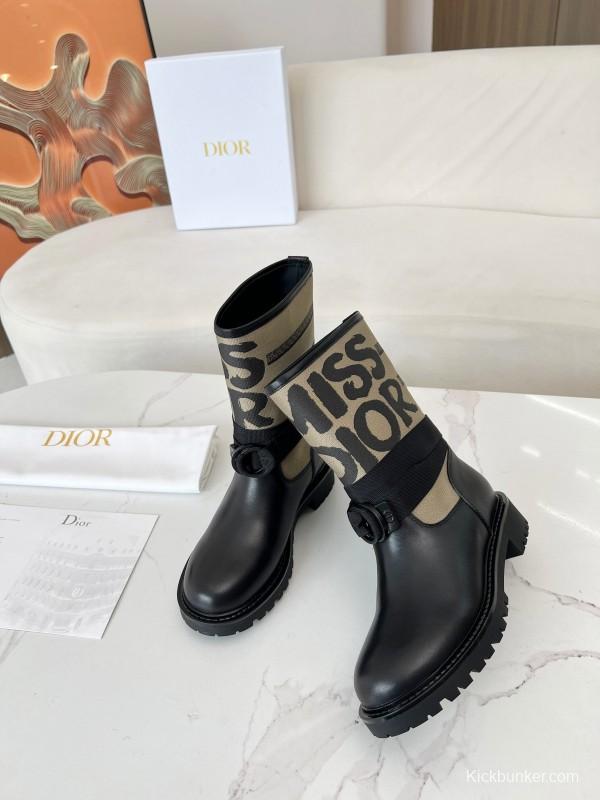 Dior 2025/SS Autumn Winter Boots Retro Work Boots Slip-On - LY00320