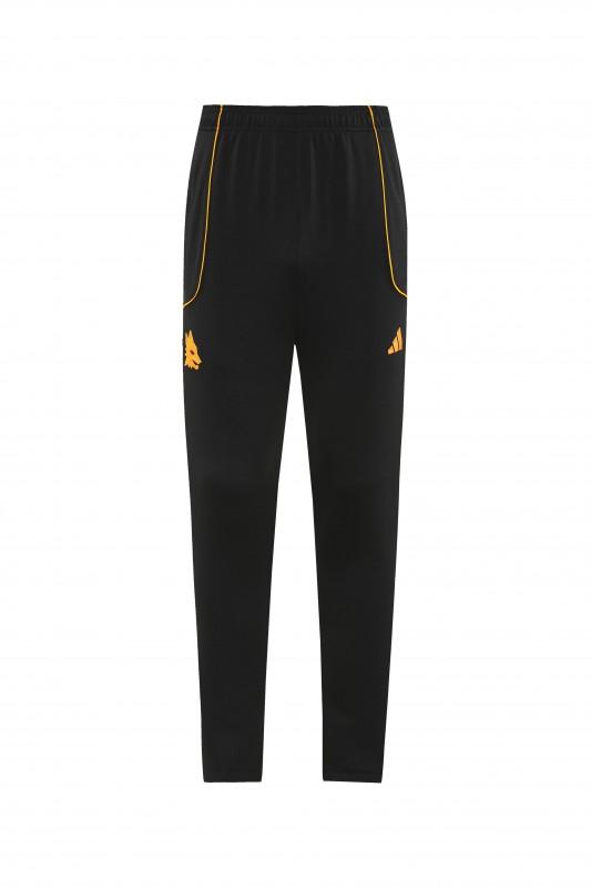 25/26 Roma Black Full Zipper Jacket+Long Pants
