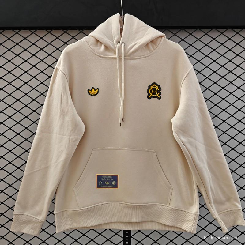 Adidas x Club America Retro Embroidered Logo Hoodie