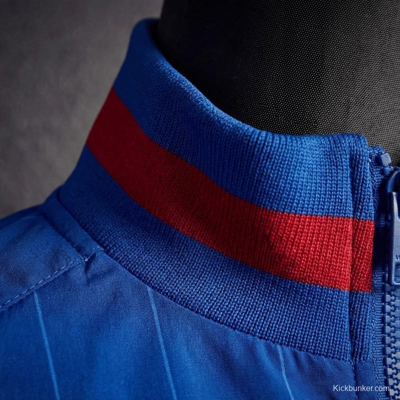 2026 Barcelona Blue Jacket Windbreaker