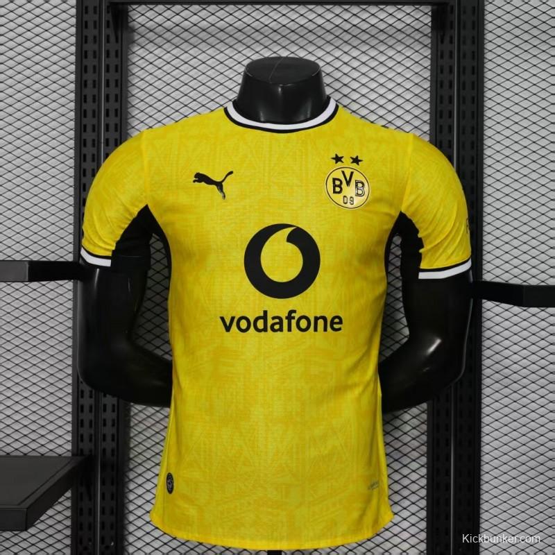 25/26 Player Version Borussia Dortmund Yellow with Black Trim Jersey