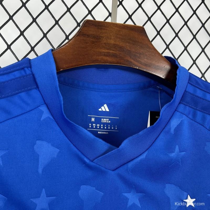 2026/27 Womens Cruzeiro Crop Top Home Jersey