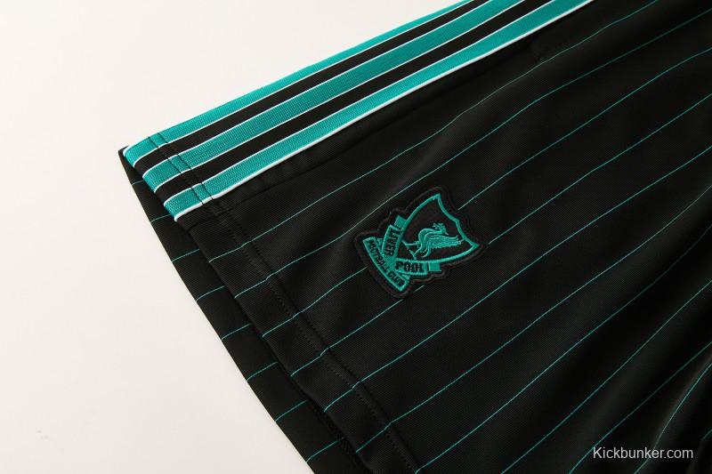 26/27  Liverpool  Black Short Sleeve+Soccer Shorts