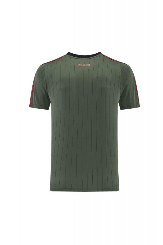 26/27 Bayern München  Forest Green  Pinstripe  Short Sleeve+Soccer Shorts