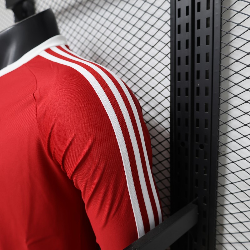 Player Version 2026 Manchester United Red Long Sleeve Adidas Originals Retro Special Edition Jersey