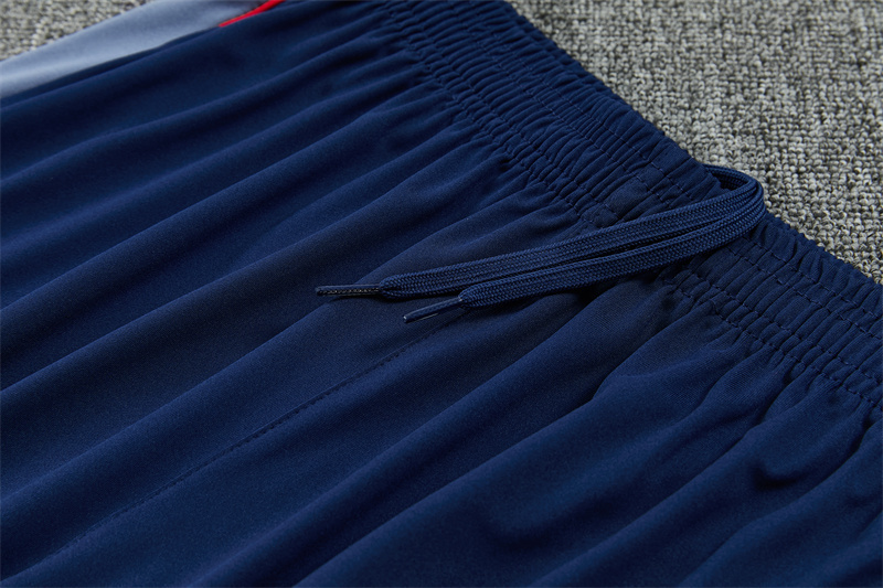 2026 England Navy Blue  Half Zipper Jacket Tracksuit + Long Pants (Nike)