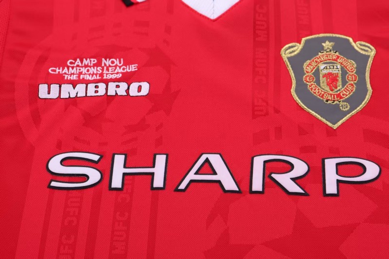 Retro Kids 99/00 Manchester United Home Jersey