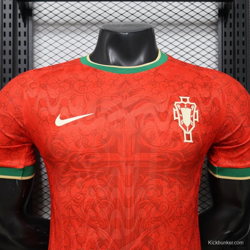 Player Version 2026 Portugal Home Red Special Edition Jersey