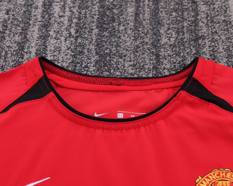 Retro Kids 02/04 Manchester United Home Jersey
