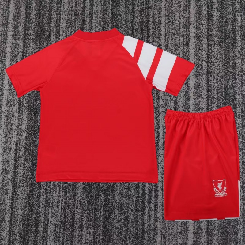 Retro Kids 91/92 Liverpool Home Jersey