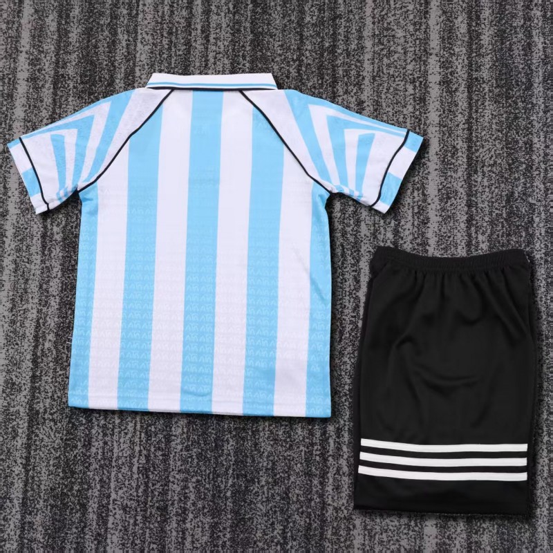 Retro Kids  96/97 Argentina Home Jacquard Jersey