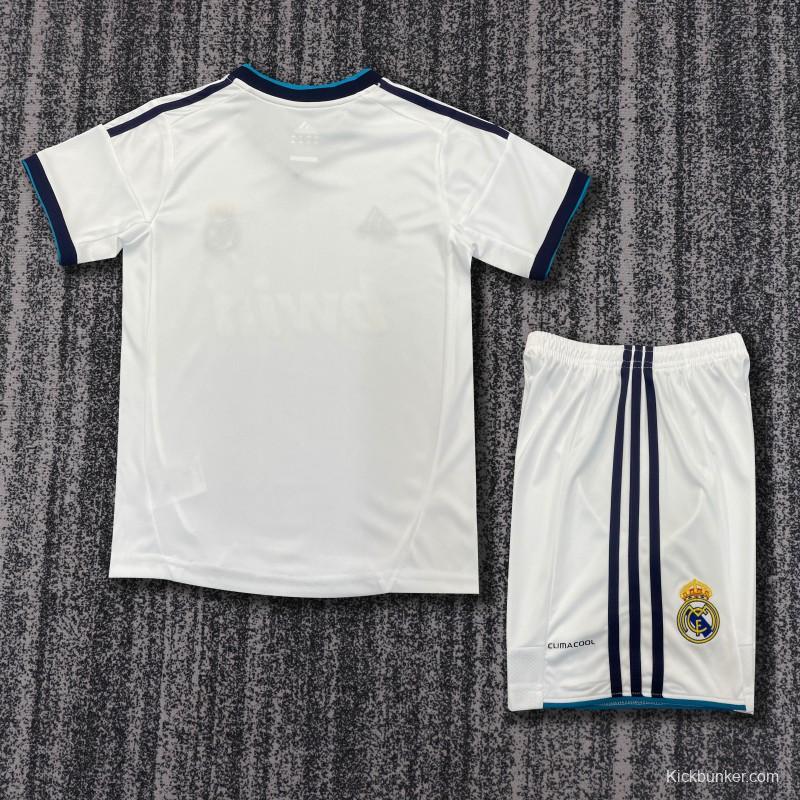 Retro Kids 12/13 Real Madrid Home Jersey